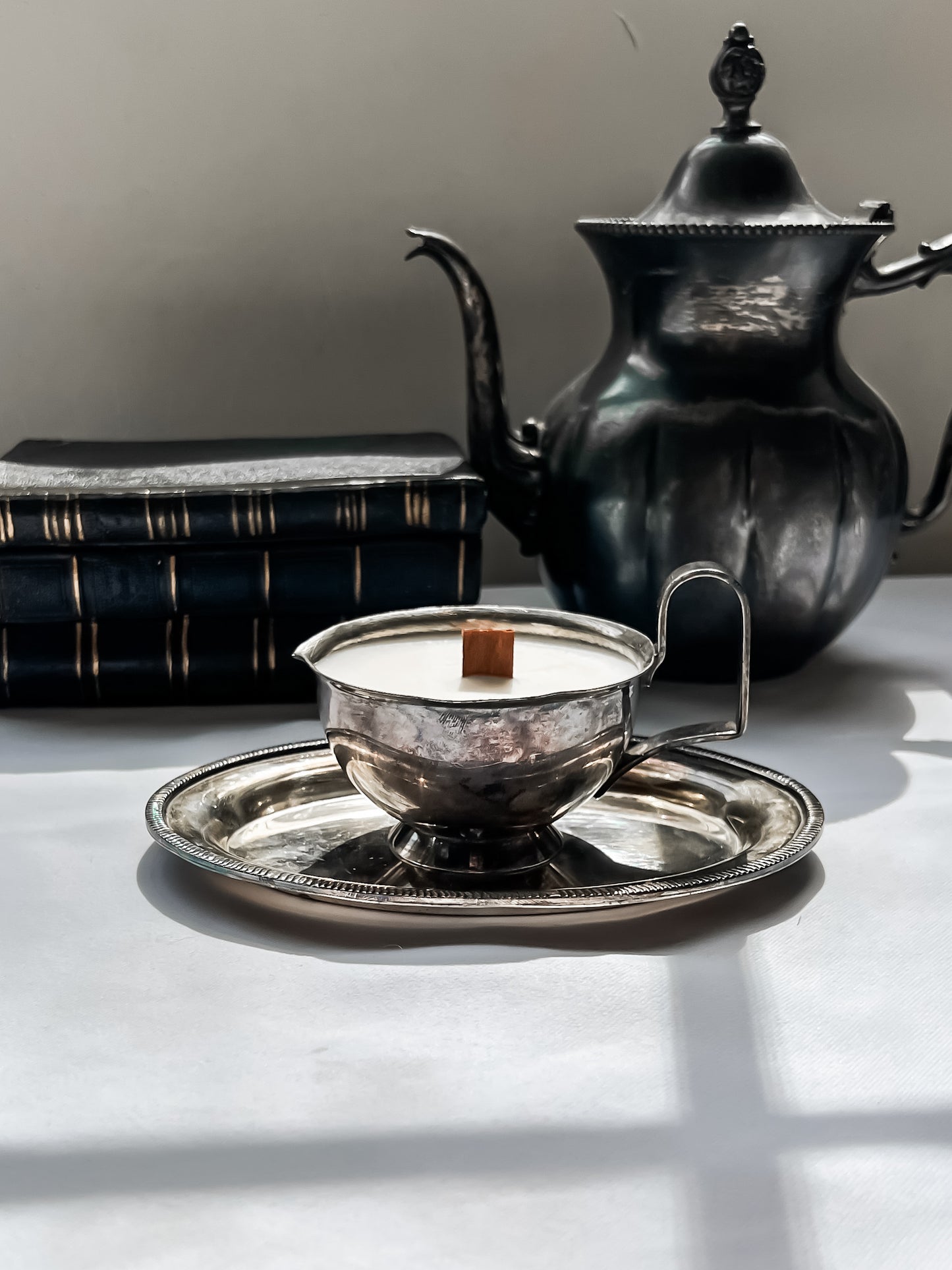 Amsterdam Silver Creamer Candle
