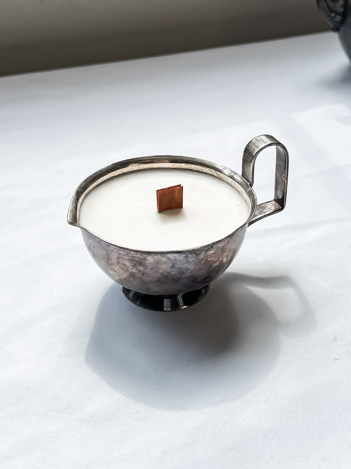 Amsterdam Silver Creamer Candle