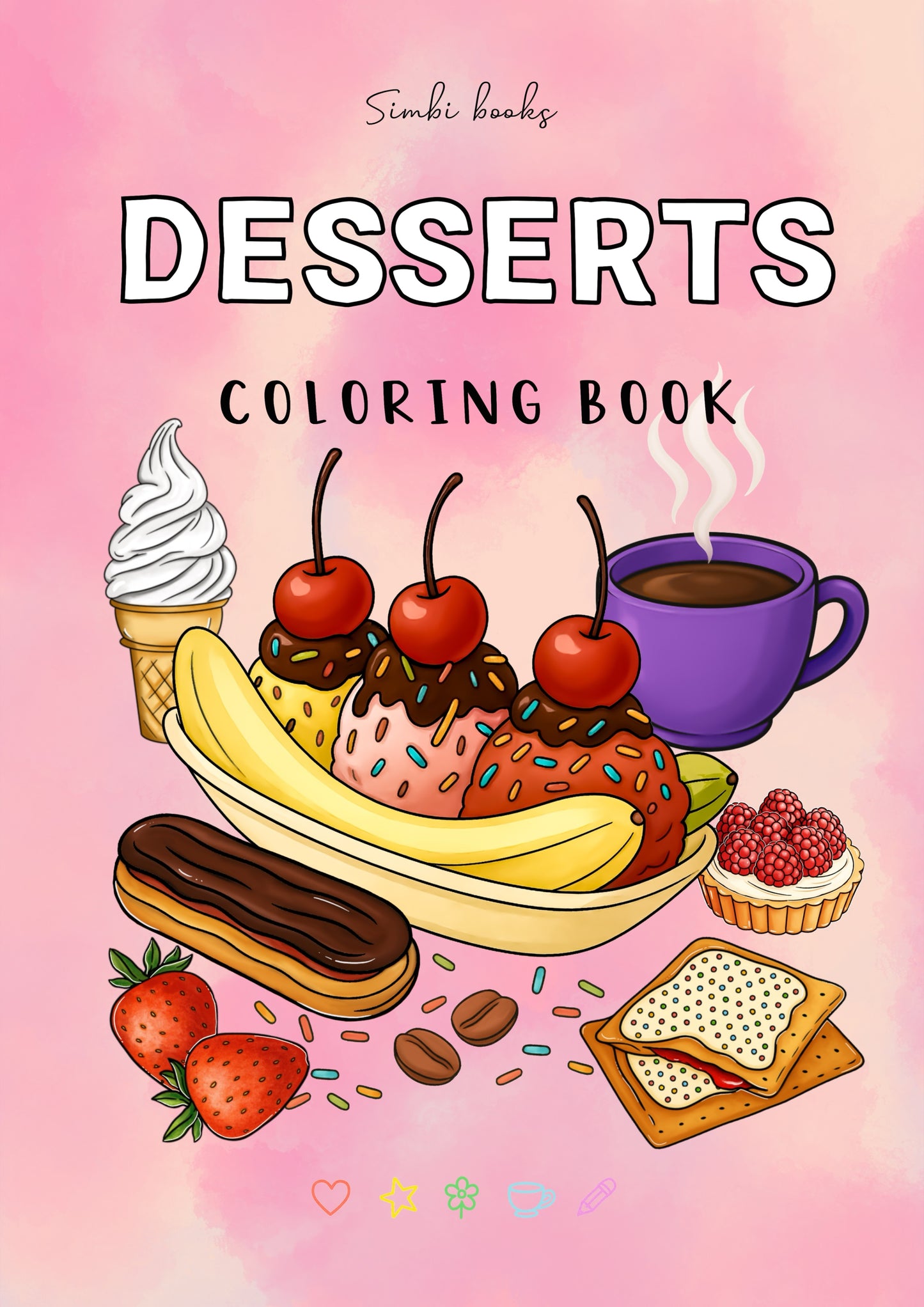 Desserts Coloring Book – SIMBI books Series