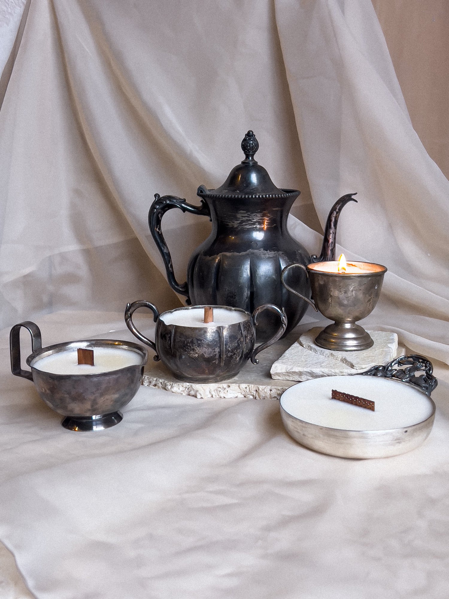 Metallic Elegance – Silver & Brass Treasures