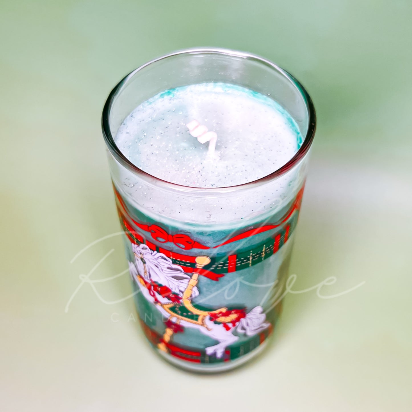 Carousel Horse Glass