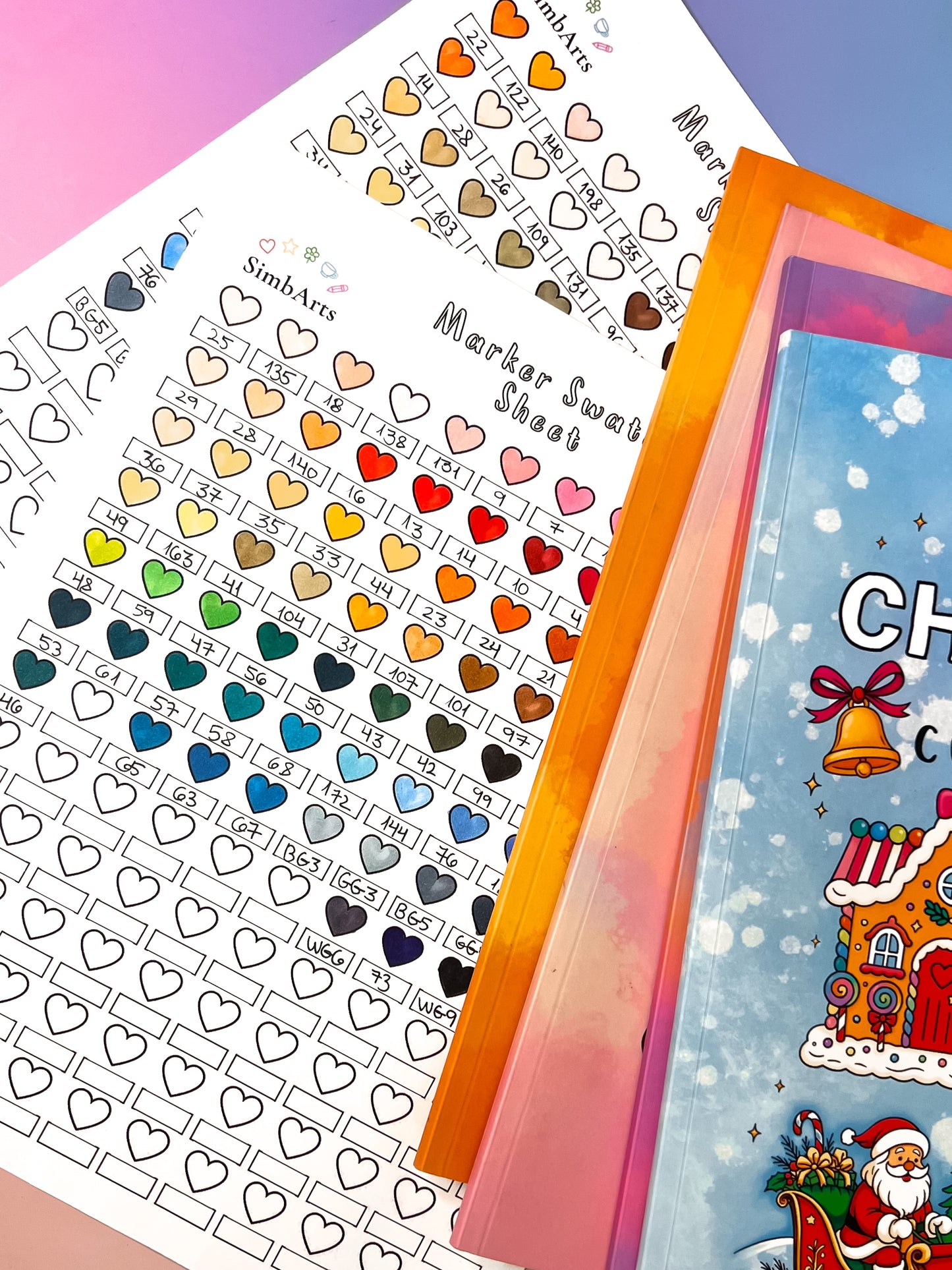 Markers Swatch Sheet – SimbArts Edition