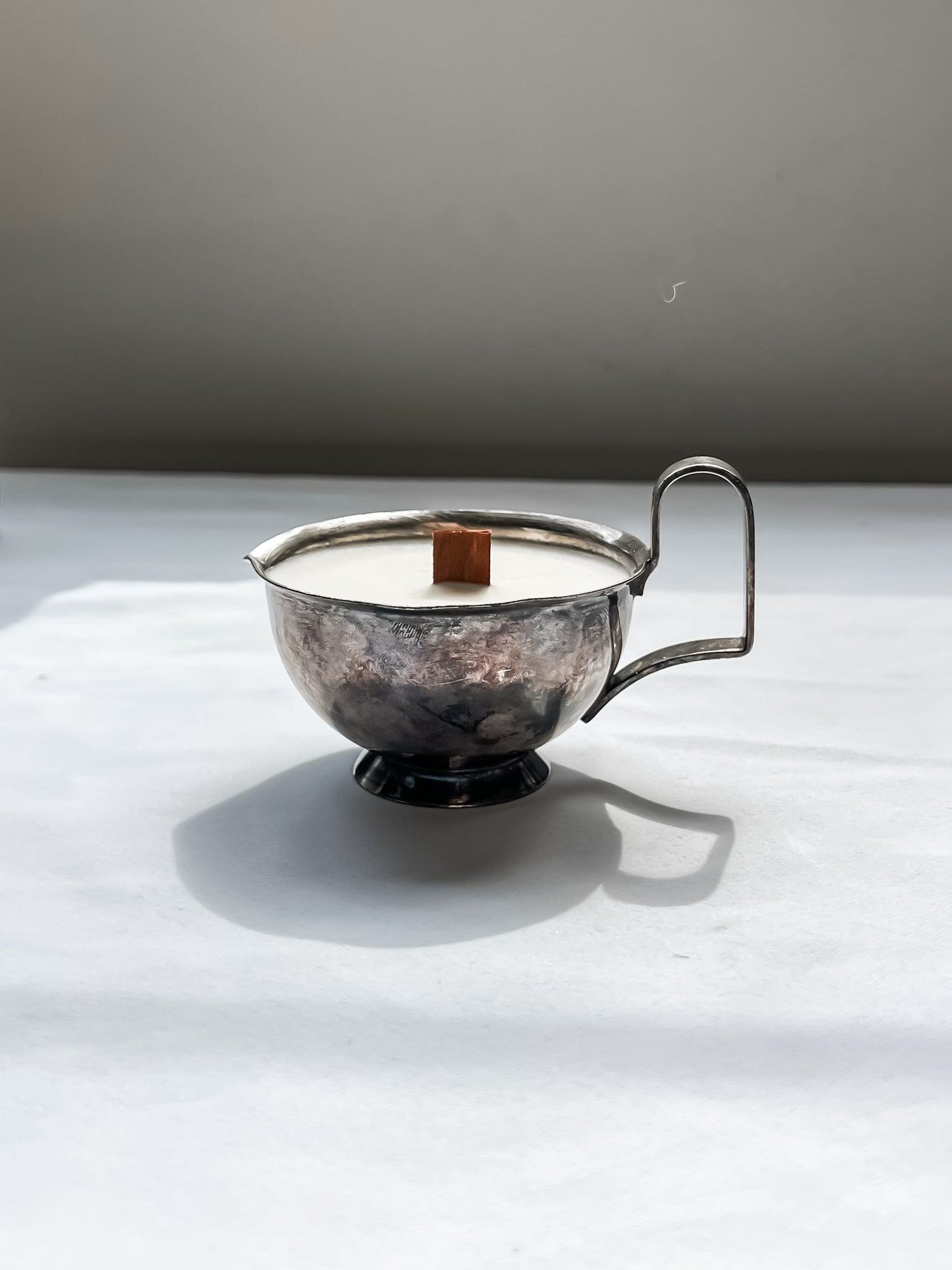 Amsterdam Silver Creamer Candle