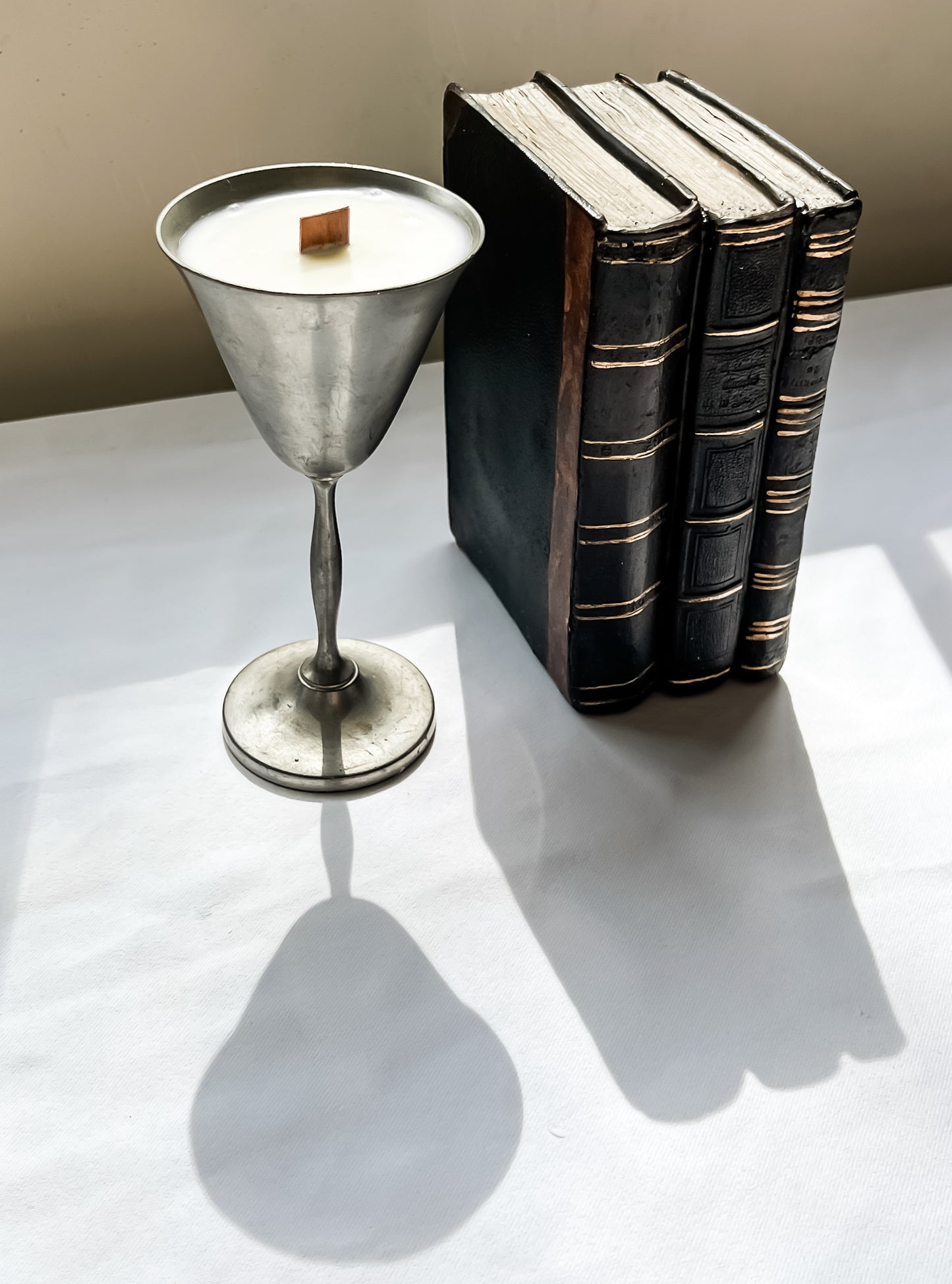 Pewter Wilcox Goblet Candle