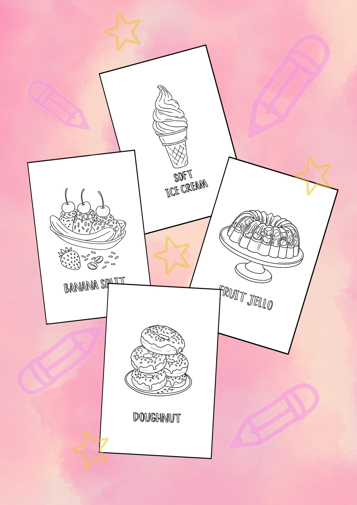 Desserts Coloring Book – SIMBI books Series