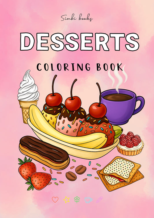 Desserts Coloring Book – SIMBI books Series